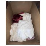 Box of Assorted Bed Linens