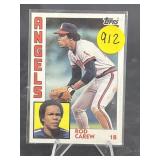 1984 TOPPS HOF ROD CAREW CARD