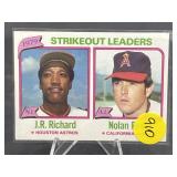 SHARP CARD 1980 TOPPS HOF NOLAN RYAN