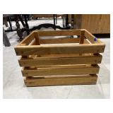 Wood Crate 12"L x 14"W x 9"H
