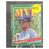 0ERROR CARD NO PERIOD AFTER INC GEORGE BRETT MVP