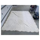 Machine Stitched Quilt - stained