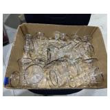 Assorted Silver Rimmed Stemware