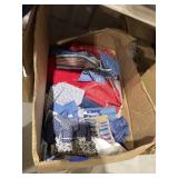 Box of Assorted Fabric