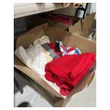 Box of Assorted Felt & Fabric