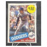 ROOKIE CARD 1985 TOPPS OREL HERSHISER