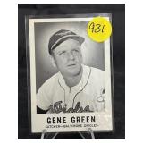 RARE HI# CARD 1960 LEAF GENE GREEN