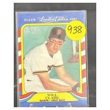 LIMITED EDITION ROOKIE CARD 1987 FLEER WILL CLARK