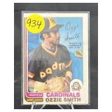 SCARCE CARD 1982 OPEECHEE HOF OZZIE SMITH