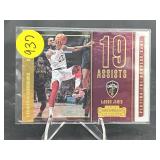 2018 PANINI CONTENDERS LEBRON JAMES CARD
