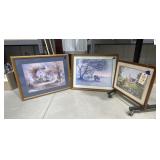 3 Pcs - Framed Wall Art - Joe Sambataro 30"x24"
