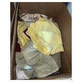 Box of Assorted Bed Linens