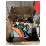 Box of Assorted Fabric