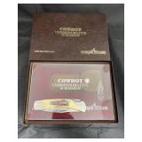 Schrade Scrimshaw Cowboy 3-1/2" Folding Knife