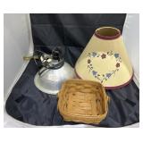 Longaberger Basket - Heat Lamp - Lamp Shade