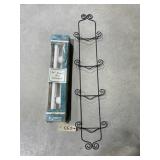 4-Tier Metal Plate Rack & 24" Towel Bar Assy