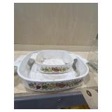 2 - Spice of Life Corningware Casserole Dishes