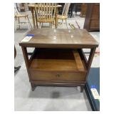 Shelf w/Drawer & Glass Top 24"L x 16"W x 24"H