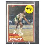 ROOKIE CARD 1981 TOPPS VINNIE MICROWAVE JOHNSON
