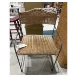 Wicker/Metal Chair