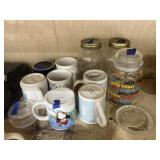 Coffee Mugs - Jelly Bean Canister - Mason Jars