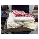Box of Assorted Bed Linens