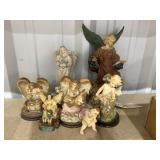 7 Pcs - Angel & Cherub Figurines