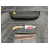 LSH 4" Fixed Blade Knife w/Leather Sheath