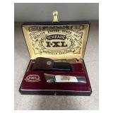 Schrade IXL 3" Folding Knife w/Leather Holster