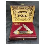 Schrade IXL 3" 2-Blade Folding Knife in box