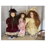 3 - Porcelain Dolls