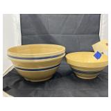 2 - Hulle Mixing Salt Glazed Bowls