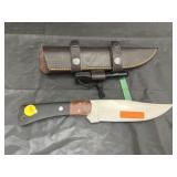 Ipak 6" Fixed Blade Knife w/Leather Sheath