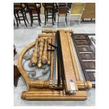 Wooden 4-Post Bed Frame 80"W