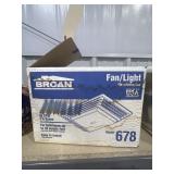 Broan Ceiling Fan/Light NIB model 678