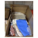 Box of Assorted Fabric