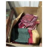 Box of Assorted Fabric