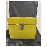 Metal Box w/Assorted Napkins & Hand Towels