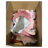 Box of Assorted Fabric