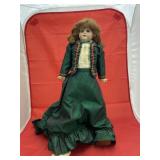 Porcelain Doll w/Stand