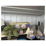 Lighted Wood Bundles - Wreath - Christmas Tin
