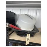 Sterlite Cake Carrier - Dish Rack - Spatulas