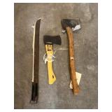 Camping Hatchet Ax & Machete