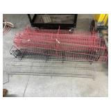 Pile of Metal Peg Shelves 48"L x 7"x6"