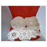 Crocheted Table Runners & Doilies