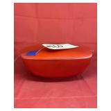 Pyrex Casserole Dish w/Lid - Orange