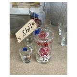3 Shot Glasses - 3 Glass Tumblers