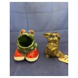 Porcelain Squirrel & Frog