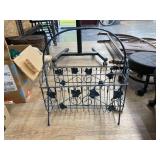 Metal Magazine Rack 17"x10"x22"