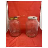2 - Pickle Jars 10"H